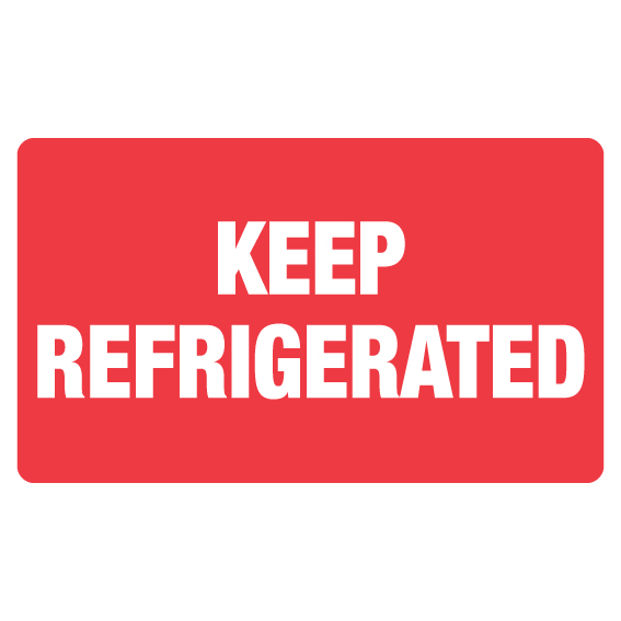 Keep Refrigerated Label 2.5" x 4.25" Buy Stock Labels Online