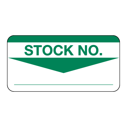 Stock Number Label