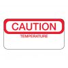 Caution Temperature Label