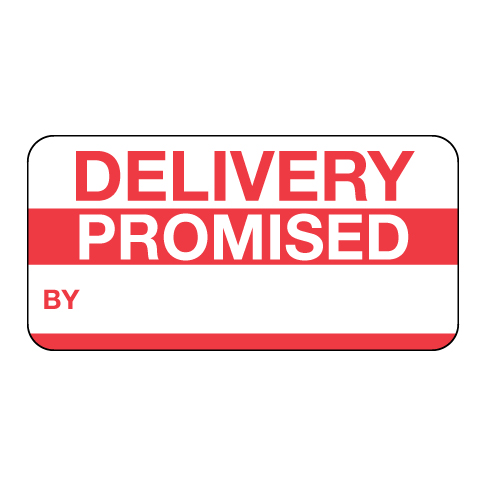 Delivery Promised Label