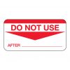 Do Not Use After Label